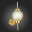 SL1155.301.01 Светильник настенный ST-Luce Латунь/Коньячный E14 1*40W MARENA