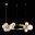 SL1165.302.15 Светильник подвесной ST-Luce Бронза/Коньячный G4 15*5W