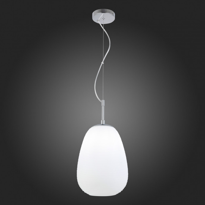 SL1168.113.01 Подвес ST-Luce Хром/Белый E27 1*40W CESARE