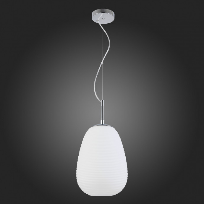 SL1168.113.01 Подвес ST-Luce Хром/Белый E27 1*40W CESARE