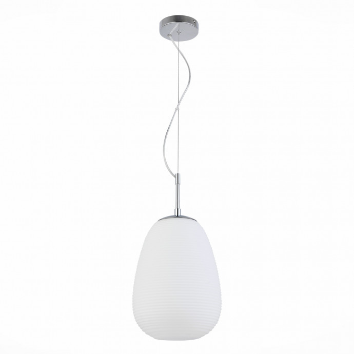 SL1168.113.01 Подвес ST-Luce Хром/Белый E27 1*40W CESARE