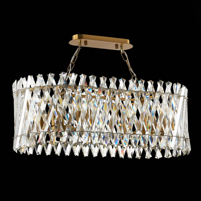 SL1170.303.10 Светильник подвесной ST-Luce Латунь/Прозрачный E14 10*40W FABIO