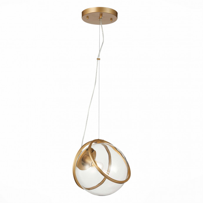 SL1181.313.01 Подвес ST-Luce Латунь/Латунь, Прозрачный E27 1*40W ACERRA