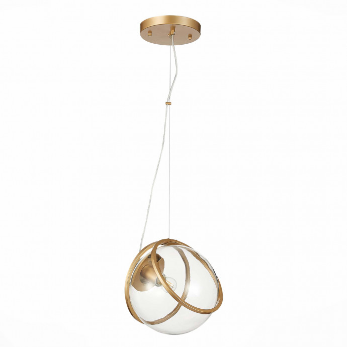 SL1181.313.01 Подвес ST-Luce Латунь/Латунь, Прозрачный E27 1*40W ACERRA