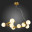SL1185.203.09 Светильник подвесной ST-Luce Золотистый/Белый G9 9*5W ASOLO