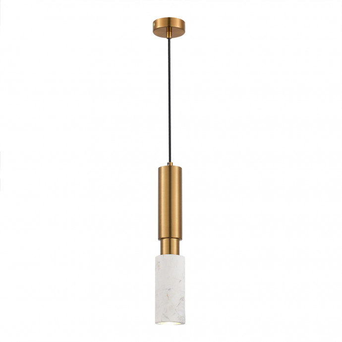 SL1192.353.01 Светильник подвесной ST-Luce Латунь/Латунь, Белый GU10 1*5W 4000K PRIETTI