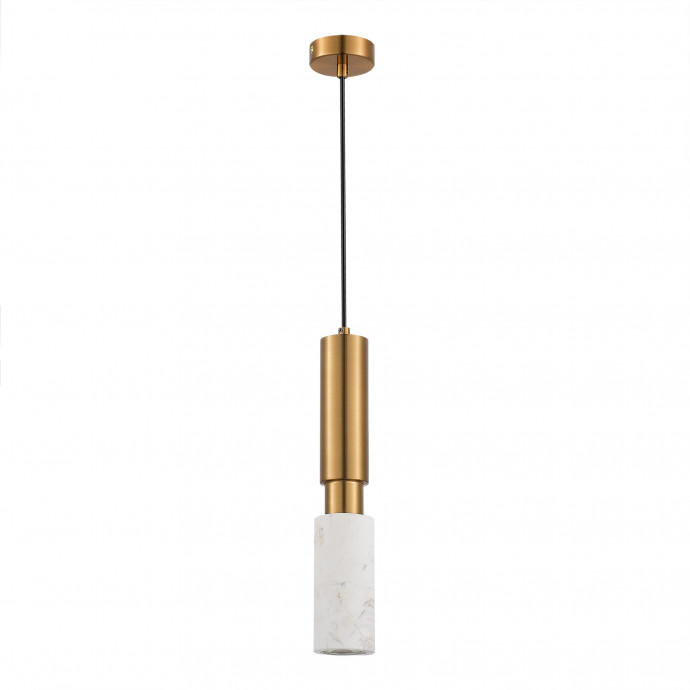 SL1192.353.01 Светильник подвесной ST-Luce Латунь/Латунь, Белый GU10 1*5W 4000K PRIETTI