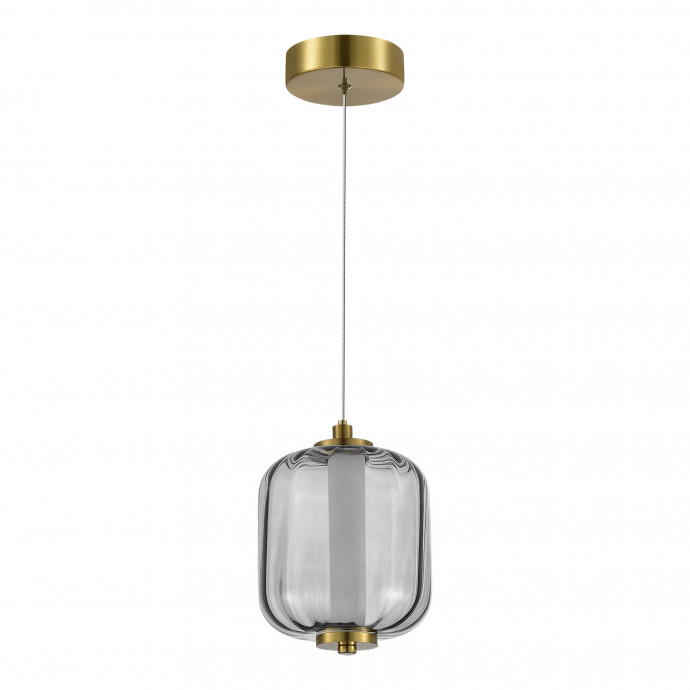 SL1193.313.01 Подвес ST-Luce Латунь/Дымчатый LED 1*10,8W 3000K SUMMER