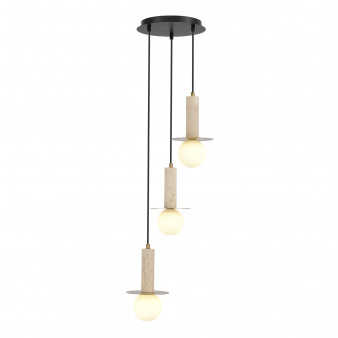 SL1194.303.03 Светильник подвесной ST-Luce латунь/белый G9 3*5W 4000K EARTHY