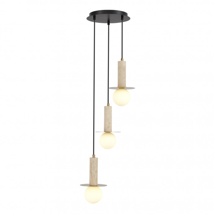 SL1194.303.03 Светильник подвесной ST-Luce латунь/белый G9 3*5W 4000K EARTHY