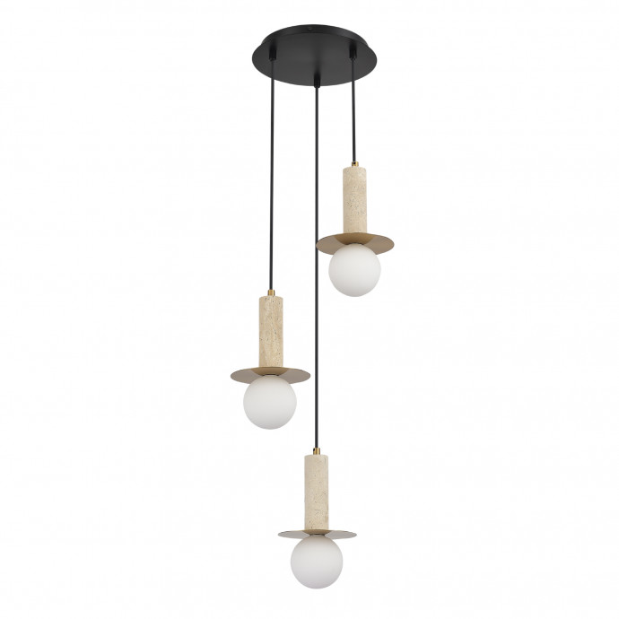 SL1194.303.03 Светильник подвесной ST-Luce латунь/белый G9 3*5W 4000K EARTHY