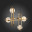 SL1201.203.04 Светильник подвесной ST-Luce Бронзовый/Коньячный G9 4*5W CIRCONO