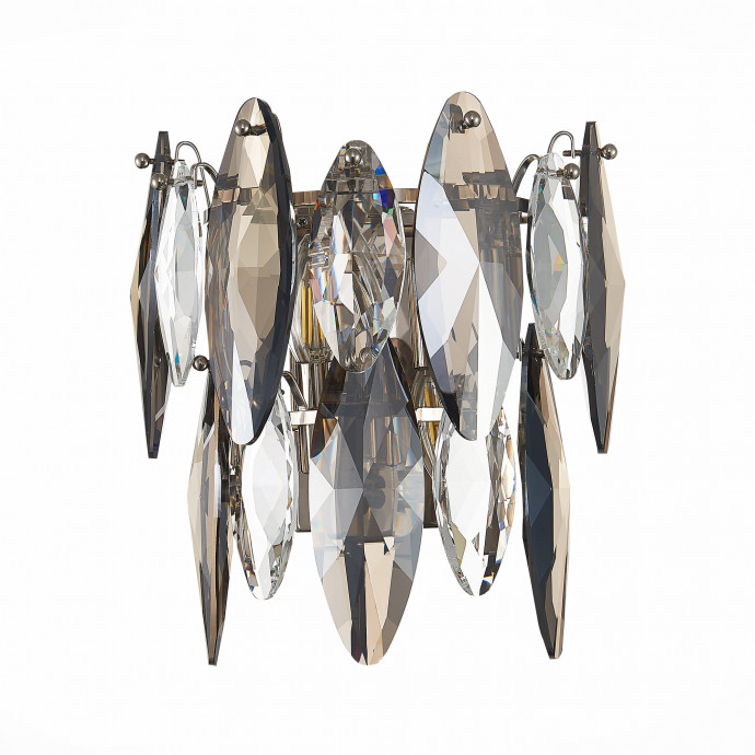 SL1227.101.02 Бра ST-Luce Никель/Прозрачный E14 2*40W ANCONA