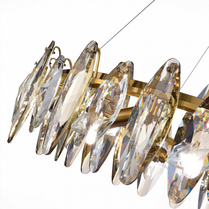 SL1227.303.12 Люстра подвесная ST-Luce Латунь/Прозрачный E14 12*40W ANCONA