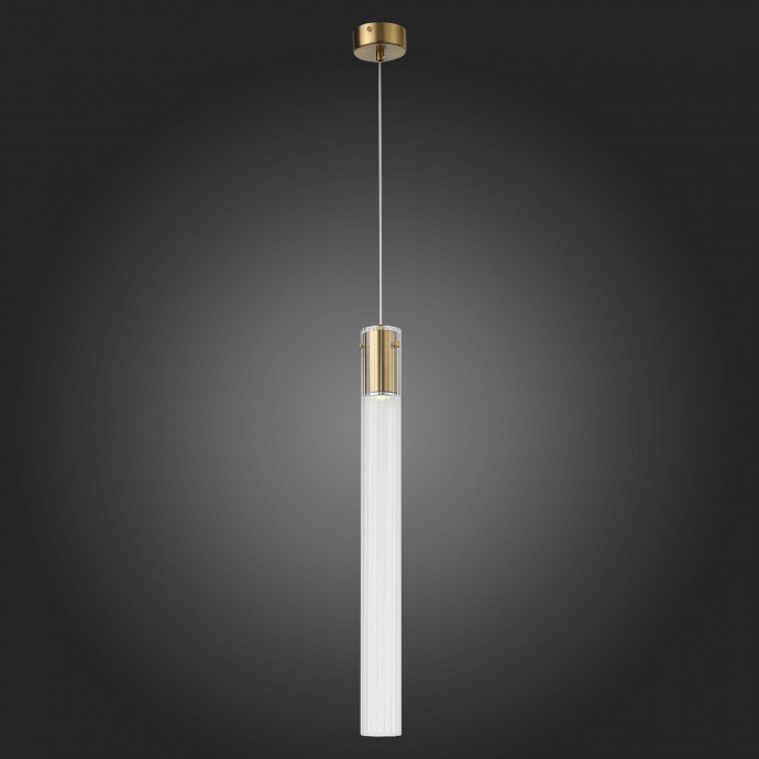 SL1229.313.01 Подвес ST-Luce Латунь/Прозрачный GU10 1*5W TERNI