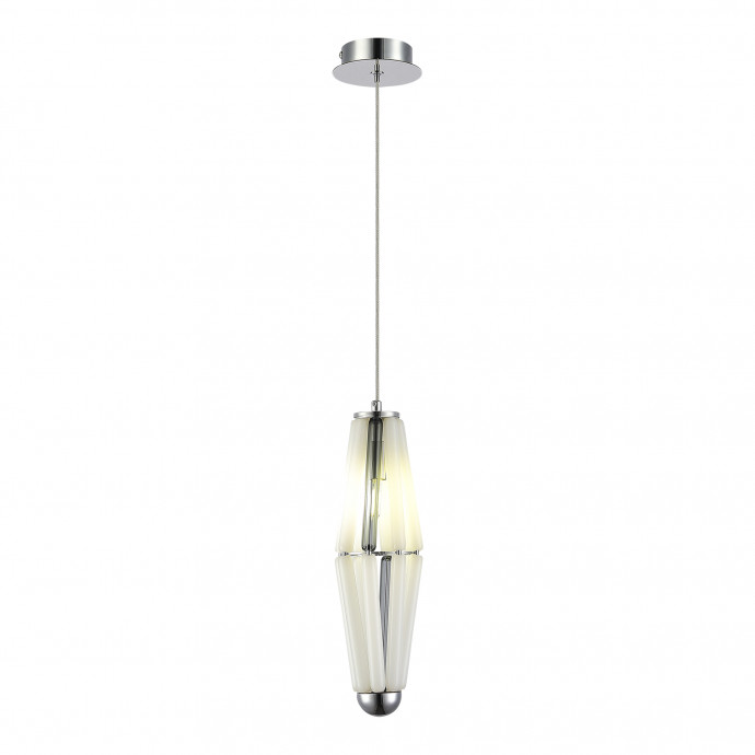 SL1242.153.01 Светильник подвесной ST-Luce Хром/Молочный G9 1*5W 4000K CIARA