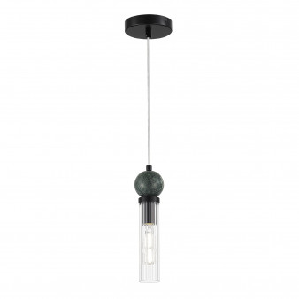 SL1244.403.01 Светильник подвесной ST-Luce черный/прозрачный E14 1*40W MEDEA