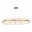 SL1304.203.65 Люстра подвесная ST-Luce Золотистый/Белый LED 1*65W 3000K ETOILE