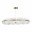 SL1304.203.65 Люстра подвесная ST-Luce Золотистый/Белый LED 1*65W 3000K ETOILE