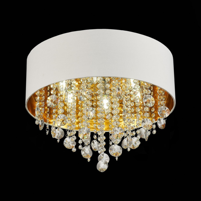 SL1350.502.06 Светильник потолочный ST-Luce Хром/Белый, Золотистый, Прозрачный E14 6*40W LACCHIA
