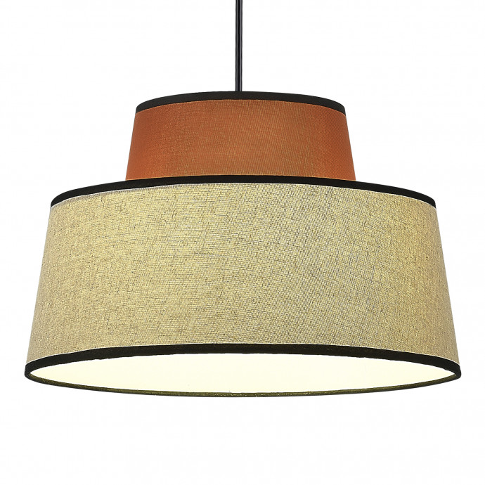 SL1354.423.01 Светильник подвесной ST-Luce Черный/Кирпичный,Бежевый, Черный E27 1*40W JACKIE