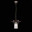 SL150.303.01 Светильник подвесной ST-Luce Бронза, Коричневый/Прозрачный с эфектом трещин E27 1*40W VOLANTINO