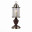 SL150.304.01 Прикроватная лампа ST-Luce Бронза, Коричневый/Прозрачный с эфектом трещин E27 1*60W VOLANTINO