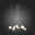 SL1502.403.08 Светильник подвесной ST-Luce Черный/Белый G9 8*5W LEGATEZZA