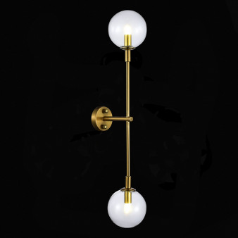 SL1506.201.02 Бра ST-Luce Золотистый/Прозрачный G9 2*5W 4000K CHIETI