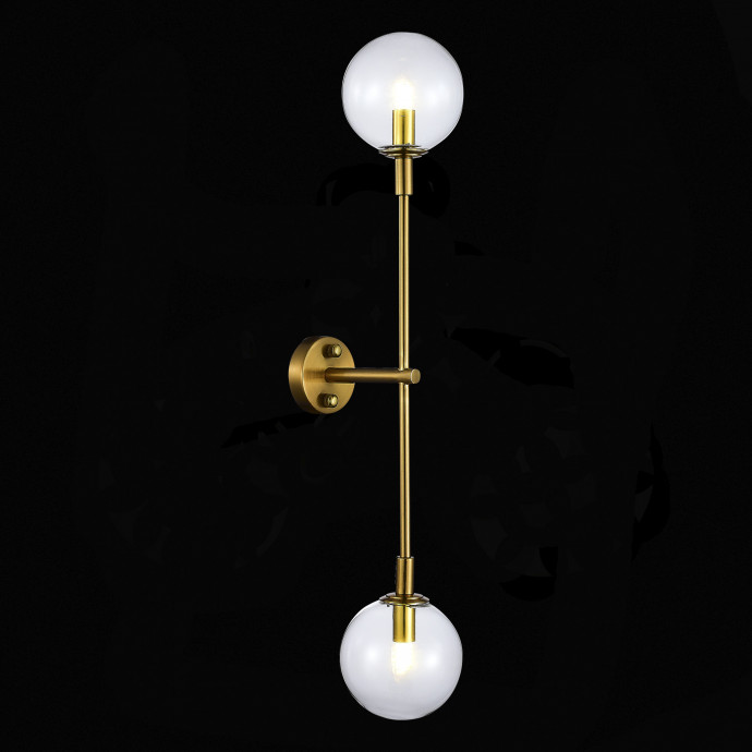 SL1506.201.02 Бра ST-Luce Золотистый/Прозрачный G9 2*5W 4000K CHIETI