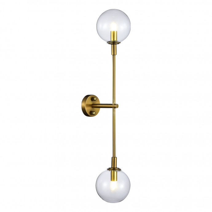 SL1506.201.02 Бра ST-Luce Золотистый/Прозрачный G9 2*5W 4000K CHIETI