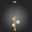 SL1509.203.04 Светильник подвесной ST-Luce Золотистый/Коньячный G9 4*5W CIELO