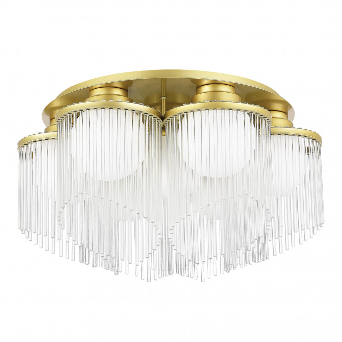 SL1511.202.07 Люстра потолочная ST-Luce Золотистый/Белый E27 7*60W ALLEGRO