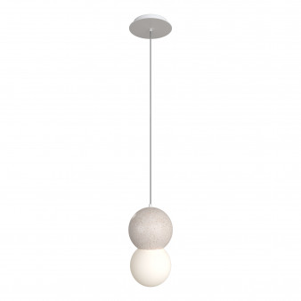 SL1512.503.01 Подвес ST-Luce Белый/Белый G9 1*5W 4000K ESTRUZZO