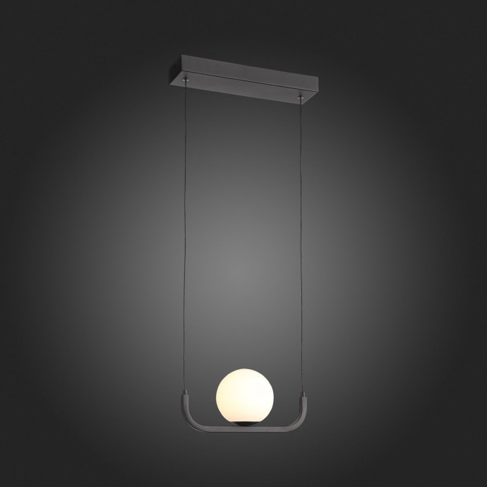 SL1581.403.01 Светильник подвесной ST-Luce Черный/Белый LED 1*8W 3200K BOTELLI