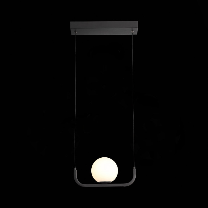 SL1581.403.01 Светильник подвесной ST-Luce Черный/Белый LED 1*8W 3200K BOTELLI