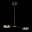 SL1605.403.02 Светильник подвесной ST-Luce Черный/Латунь, Белый LED 2*8,5W 3000K FARONE