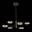 SL1605.413.06 Светильник подвесной ST-Luce Черный/Латунь, Белый LED 6*7,5W 3000K FARONE