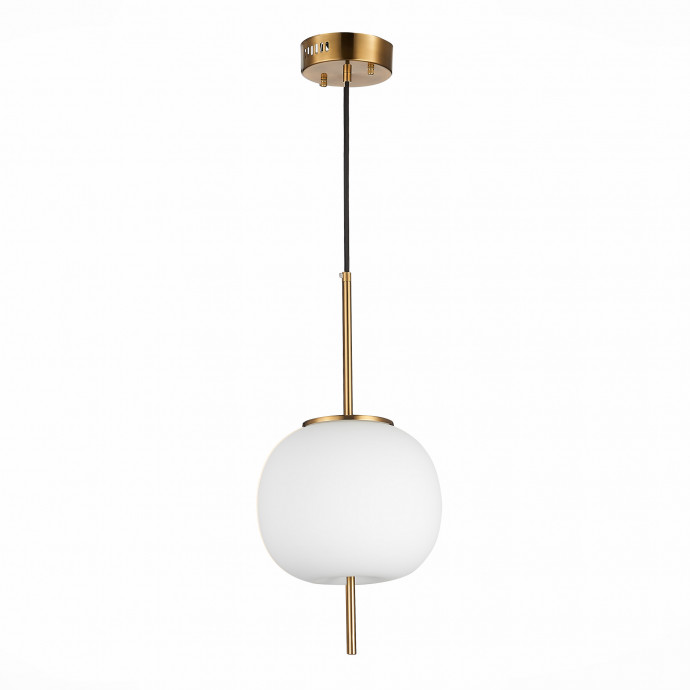 SL1621.203.01 Подвес ST-Luce Золотистый/Белый LED 1*13W 3000K LACUS