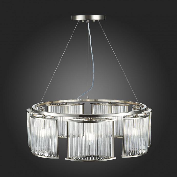 SL1627.103.07 Люстра подвесная ST-Luce Хром/Прозрачный E14 7*40W VELLETRI