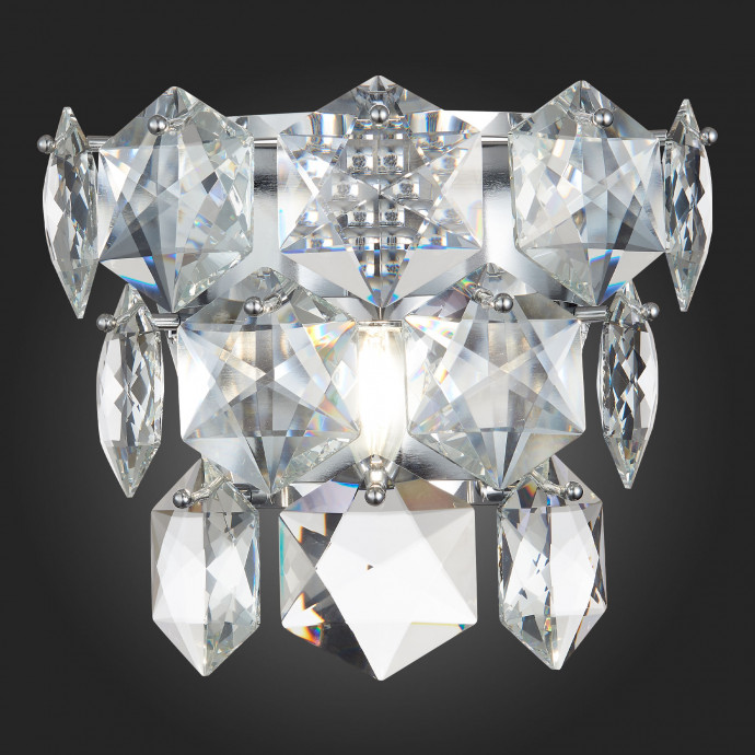 SL1631.101.01 Бра ST-Luce Хром/Прозрачный E14 1*40W VITERBO