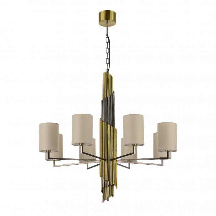 SL1638.303.08 Светильник подвесной ST-Luce Латунь/Серый E14 8*42W GLORIA