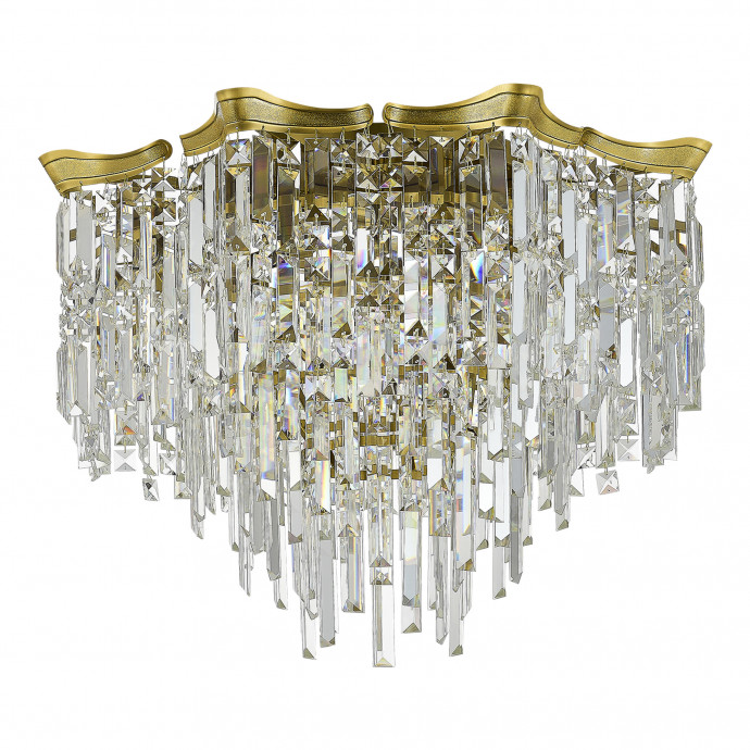 SL1659.302.07 Светильник потолочный ST-Luce Латунь/Прозрачный E14 7*60W OFELIA