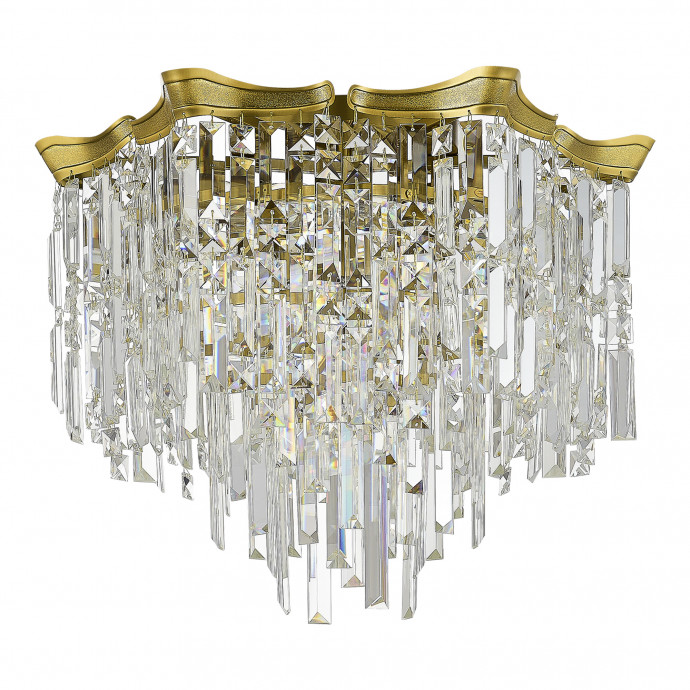 SL1659.302.10 Светильник потолочный ST-Luce Латунь/Прозрачный E14 10*60W OFELIA