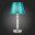 SL1755.174.01 Прикроватная лампа ST-Luce Никель/Зеленый E27 1*60W VIORE