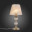 SL185.304.01 Прикроватная лампа Бронза, Прозрачный/Бежевый, Бронза E14 1*40W GRAZIA