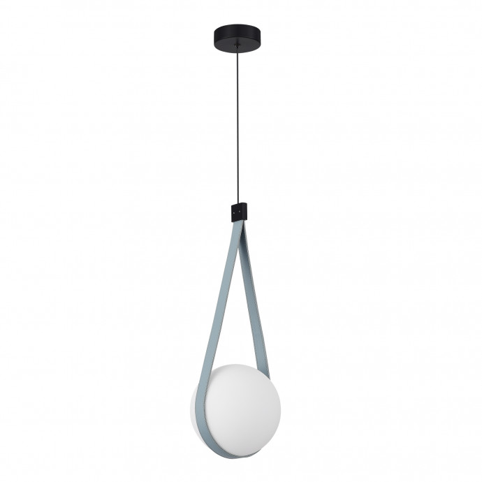 SL2002.423.01 Светильник подвесной ST-Luce Черный, Голубой/Белый E27 1*60W MOONBAG
