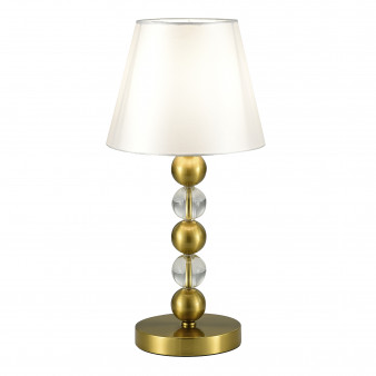 SL2003.304.01 Прикроватная лампа ST-Luce латунь/белый E27 1*40W AURORA