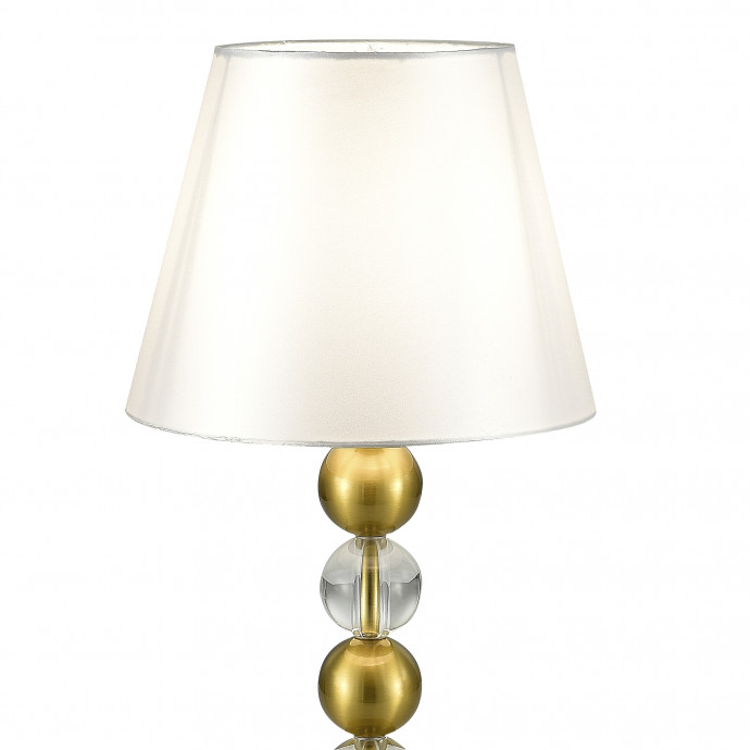 SL2003.304.01 Прикроватная лампа ST-Luce латунь/белый E27 1*40W AURORA