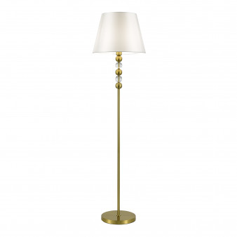 SL2003.305.01 Светильник напольный ST-Luce латунь/белый E27 1*40W AURORA